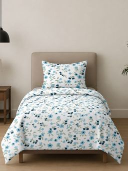 Sleeping Owls- because your sleep matters - Printed Allure Bedsheet with Pillow Cover (Single)