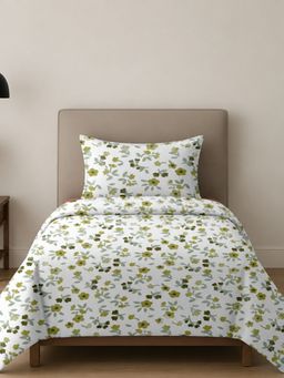 Sleeping Owls- because your sleep matters - Printed Allure Bedsheet with Pillow Cover (Single)