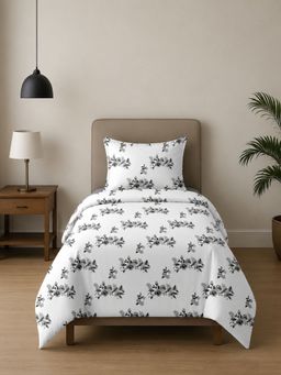 Sleeping Owls- because your sleep matters - Printed Allure Bedsheet with Pillow Cover (Single)