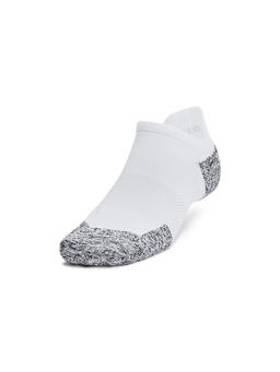 Under Armour - Unisex Armour Dry Run White No Show Socks (Pack of 3)