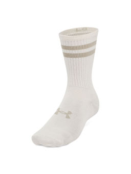 Under Armour - Unisex Essential Brown Crew Socks (Pack of 6)