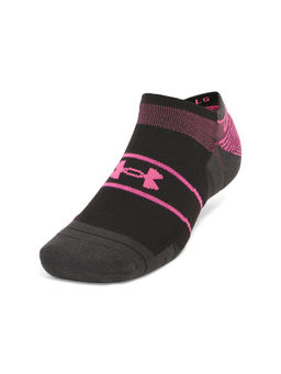 Under Armour - Unisex Performance Tech Black No Show Socks (Pack of 2)