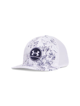 Under Armour - Mens Iso-Chill Drive Low Stretch Fit White Cap