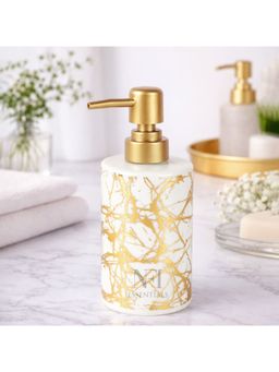 NFI Essentials - Ceramic Soap Dispenser with Gold Colour Pump