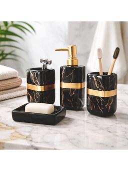 NFI Essentials - Ceramic 4 Piece Bathroom Accessories Set