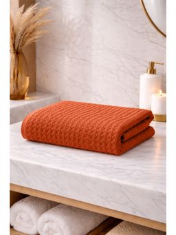 MULBERRY LIVING - Waffle Bath towel - Copper