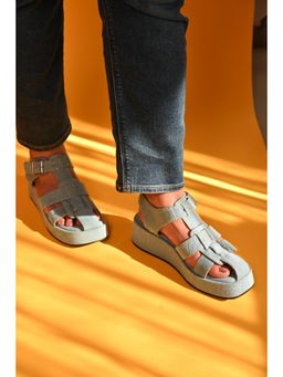 Chal Shoes - Gladiator Light Denim Flipflops