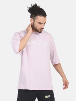 Aesthetic Bodies - Men Pink Oversized Fit T-Shirt
