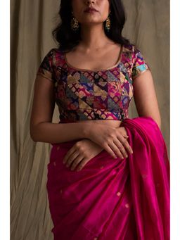 PRIYANKA RAAJIV - Mumtaz Multicolour Silk Brocade Blouse