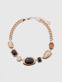 Forever New - Women Brown Gold Plating Necklace