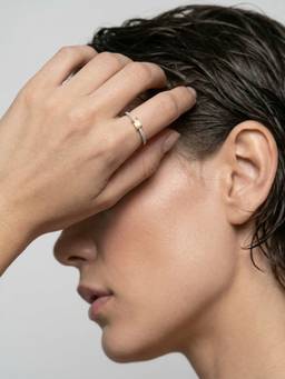 Palmonas - Women Yellow Platinum Plating Ring