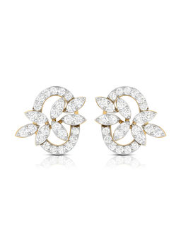 Fiona Diamonds - Malachite Lab Grown Diamond Earrings