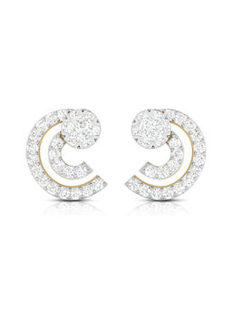 Fiona Diamonds - Crescentic Lab Grown Diamond Earrings