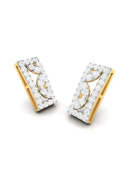 Fiona Diamonds - Oblong Lab Grown Diamond Earrings