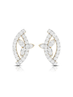 Fiona Diamonds - Elongated Lab Grown Diamond Earrings