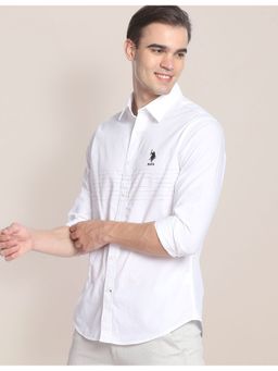 U.S. POLO ASSN. - Horizontal Stripe Cotton Casual Shirt