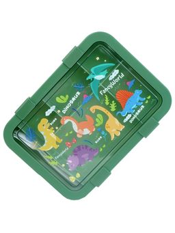 Little Surprise Box - 5 Sections Olive Dino Lunch Box For Kids