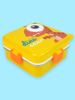 Little Surprise Box - Yellow One Eye Stainless Steel Lunch Box For Kids
