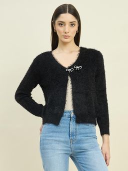 Madame - V- Neck Embellished Shrug
