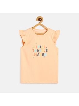 MINI KLUB - Kids Girls Beige Knit Top