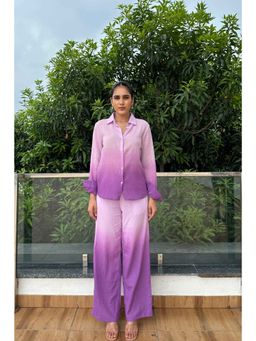 Myclo - Ombre Lavender Ombre Effect Pure Cotton Co-Ord (Set of 2)