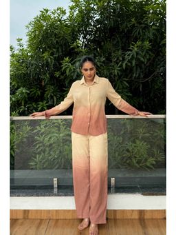 Myclo - Ombre Brown Ombre Effect Pure Cotton Co-Ord (Set of 2)