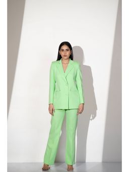 Myclo - Striking Green Blazer and Pant (Set of 2)
