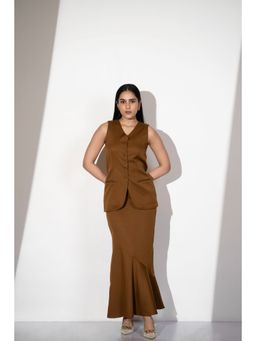 Myclo - Elegant Waistcoat and Skirt (Set of 2)