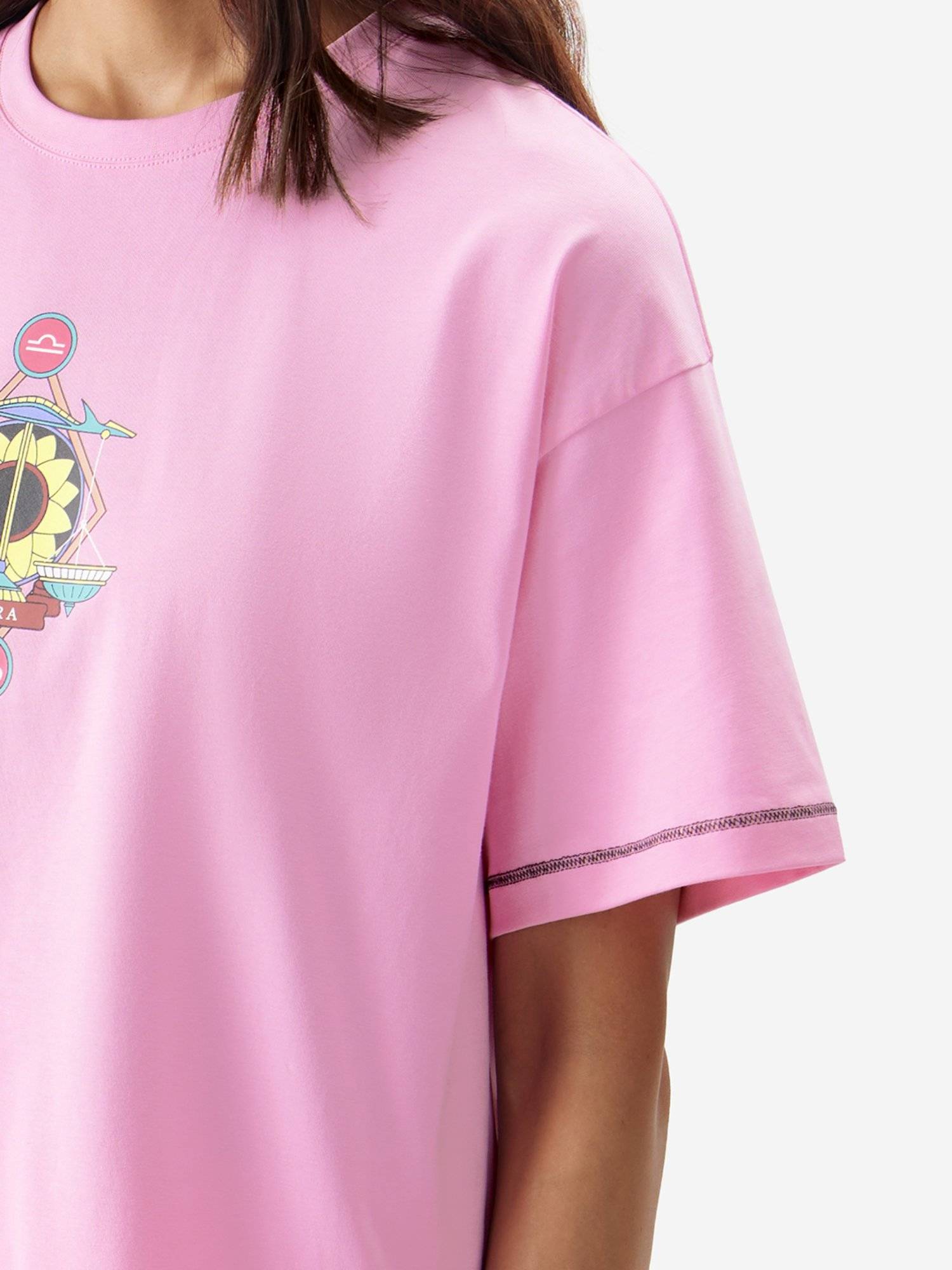 Buy The Souled Store Zodiac Libra Women Oversized T-Shirt Online