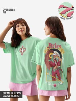 The Souled Store - Zodiac Aries Women Oversized T-Shirt