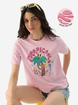 The Souled Store - Originals Tropicool Women Relaxed Fit T-Shirt