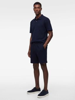 Koton - Navy Blue Drawstring Shorts