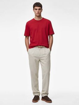 Koton - Grey Elastic Waist Buttoned Trouser