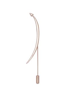 The Tie Hub - Lapel Pin - Crescent Arrow Silver