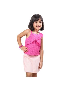 ZACH & KIKI - Hot Pink Hakoba Crop Top