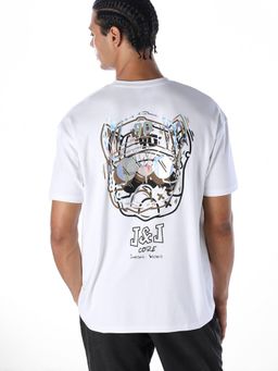 Jack & Jones - Men Oversized White T-Shirt