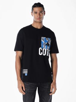 Jack & Jones - Men Oversized Black T-Shirt