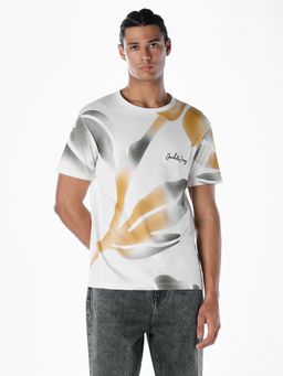 Jack & Jones - Men Regular Fit White T-Shirt