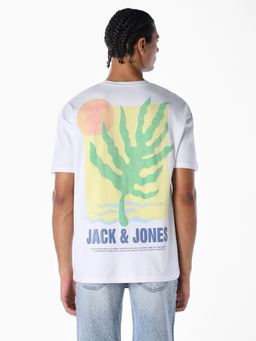 Jack & Jones - Men Oversized White T-Shirt