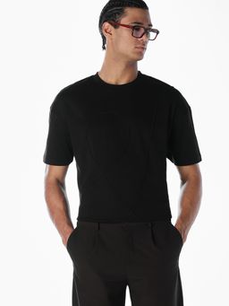 Jack & Jones - Men Oversized Black T-Shirt