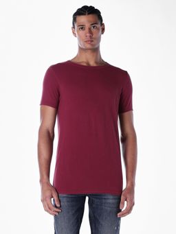 Jack & Jones - Men Regular Fit Red T-Shirt