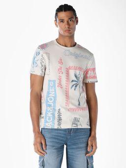 Jack & Jones - Men Oversized White T-Shirt