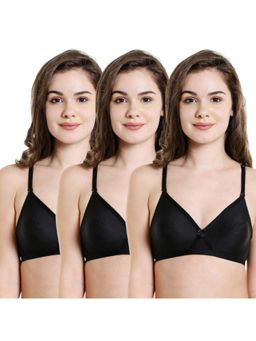 Bodycare - Pack of 3 Seamless Cup Bra In Black Colour