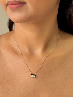 Tora - Love Letter: 92.5 Silver Necklace For Women