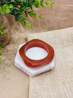 Niska - Exaggerated Resin Bangles Brown