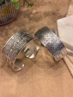 Niska - Silver Replica Handcrafted Bracelet Set Of 2 Silver