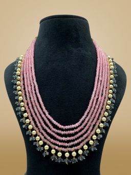 Treemoda - Onyx Beads Multi Layer Necklace
