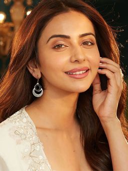 Accessher - Gold Tone Modern Dangle Earrings For Women