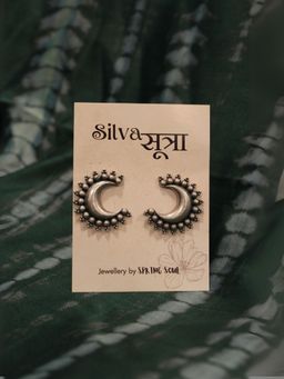 Spring Soul - Tribal Moon Stud Earrings