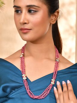 Silvermerc Designs - Multi-Layered Beaded Necklace For Women